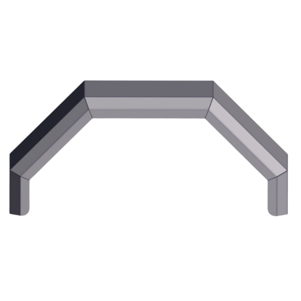 UNGALVANISED MUDGUARD 14 INCH