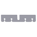 BRAKE CABLE PLATE 4 HOLE (TANDEM AXLE)