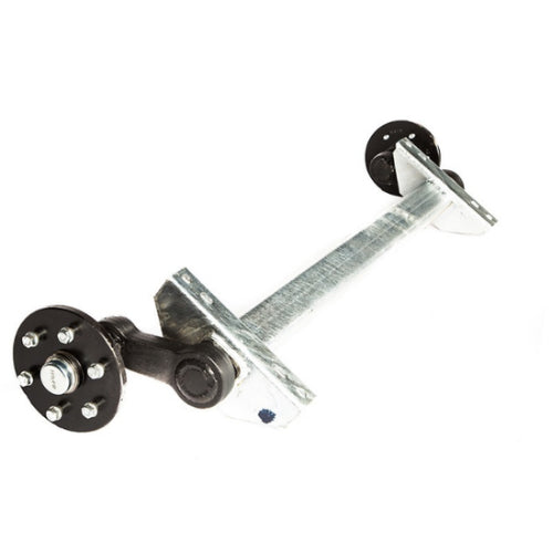 UNBRAKED RUBBARIDE AXLE SQUARE 80MM 1600kg
