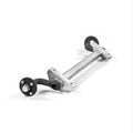 UNBRAKED RUBBARIDE AXLE SQUARE 60MM PCD 4/100