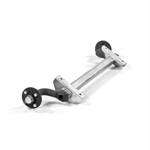 UNBRAKED RUBBARIDE AXLE SQUARE 60MM PCD 4/100